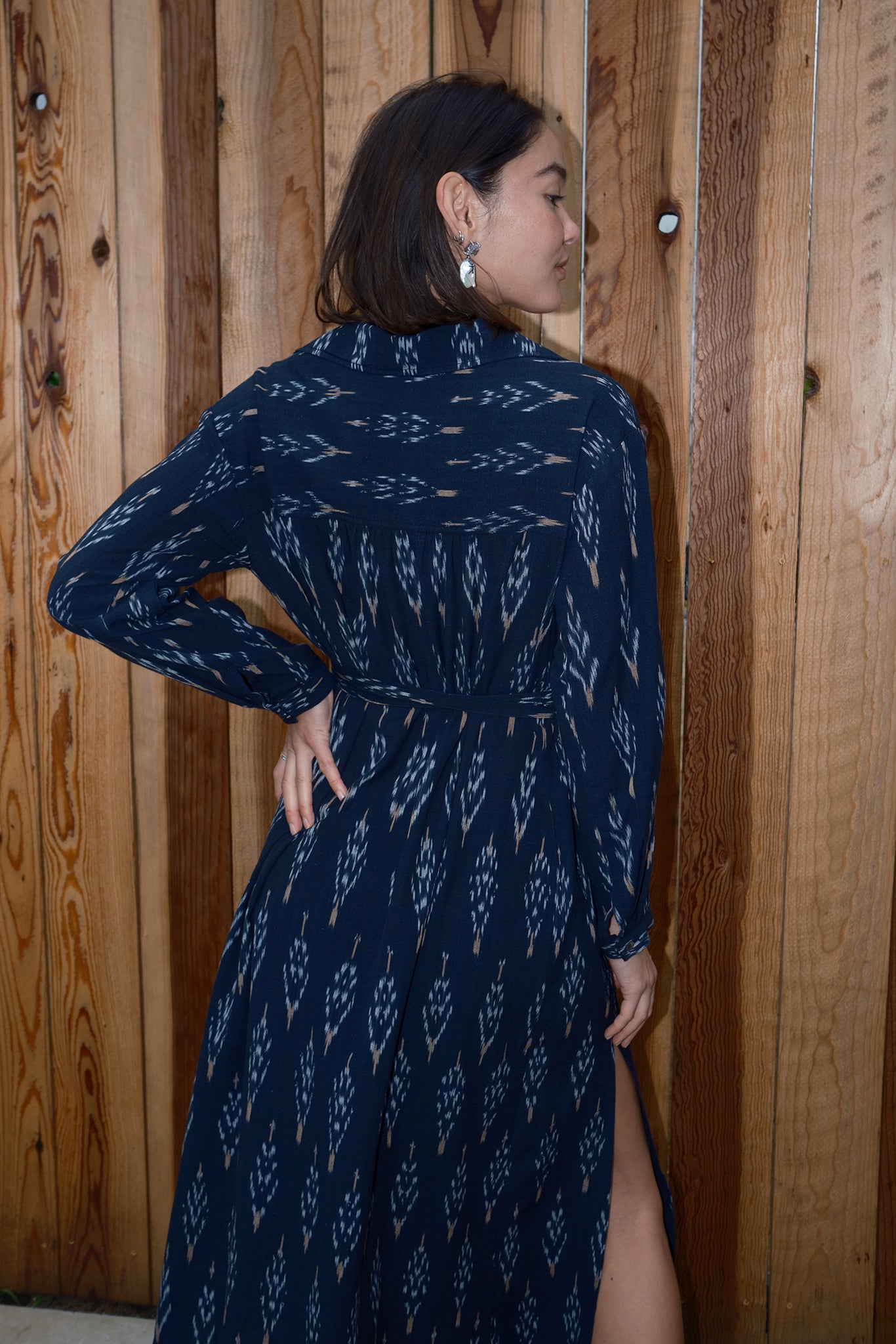 Ash Ikat Shirt Dress