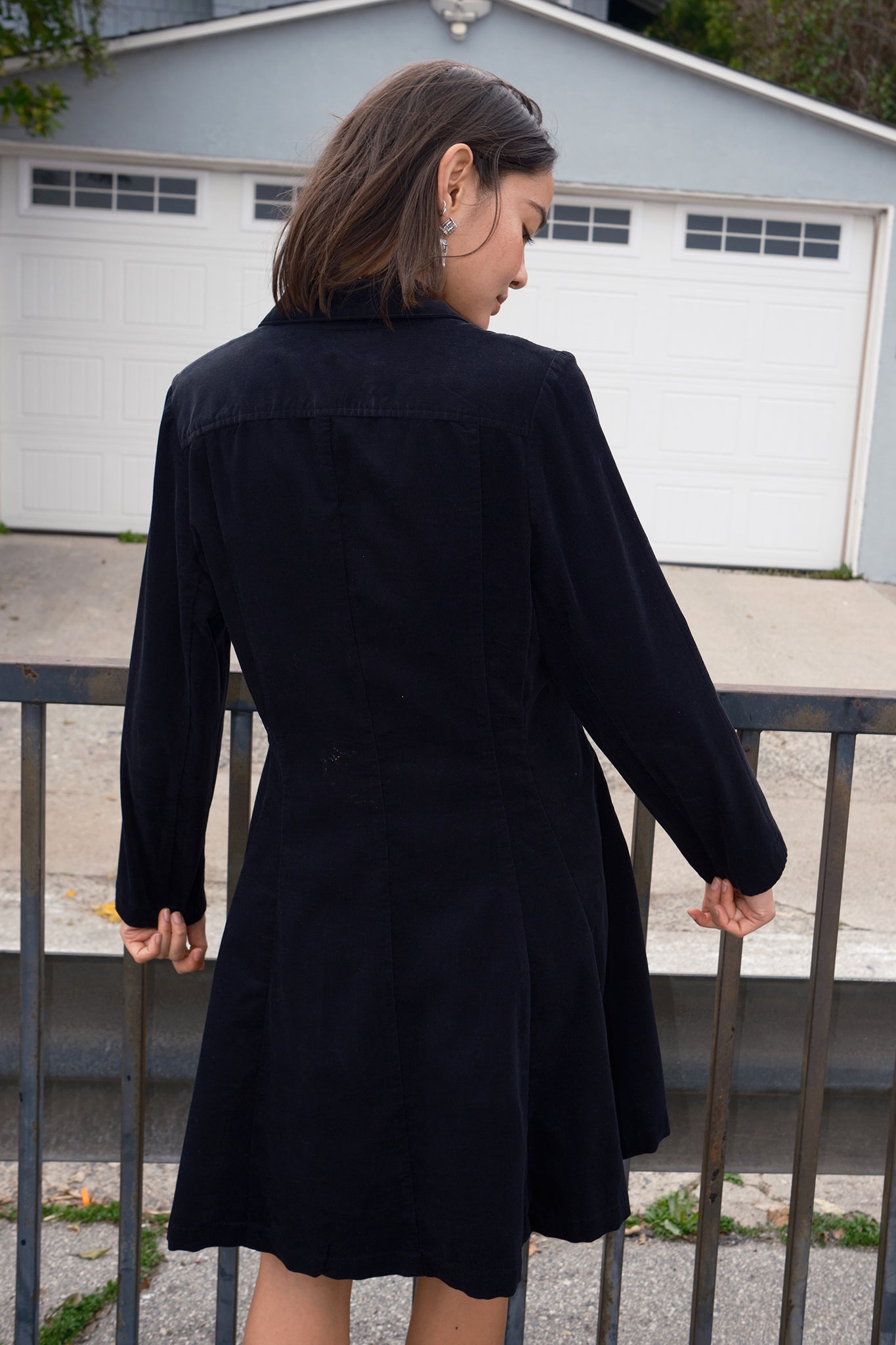Kaede Corduroy Coat Dress
