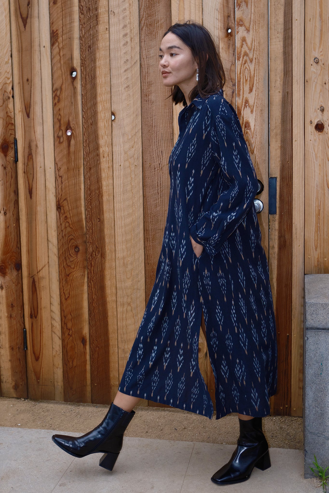 Ash Ikat Shirt Dress