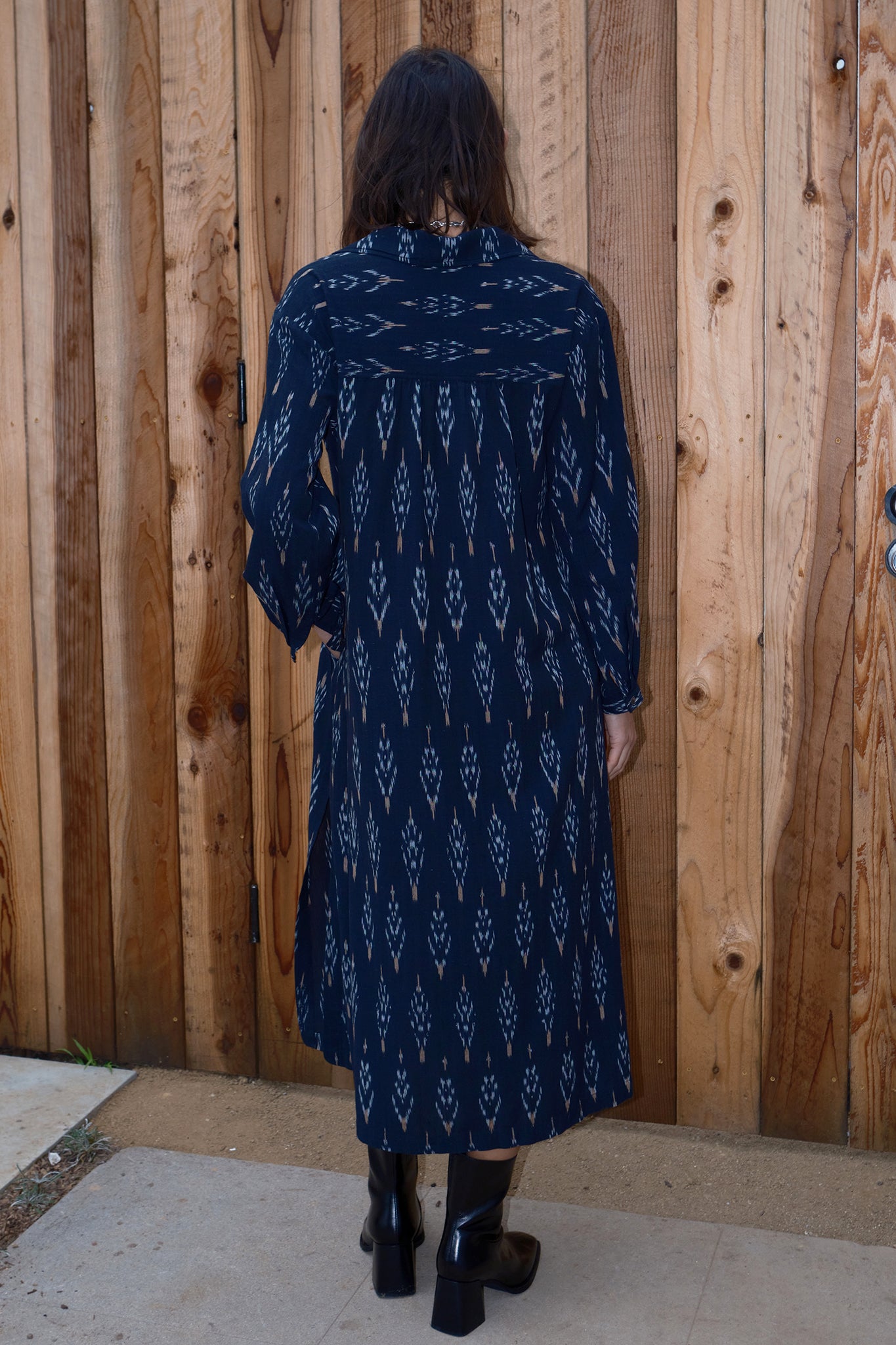 Ash Ikat Shirt Dress