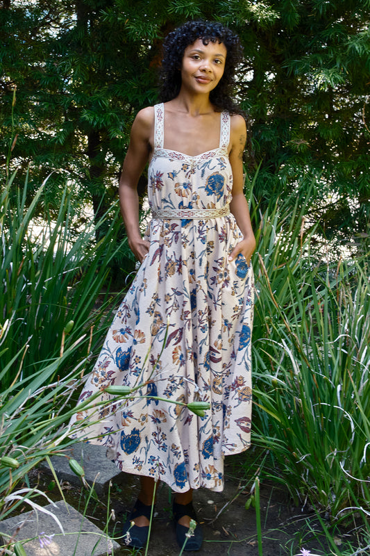 Aster Ribbon Tapestry Midi