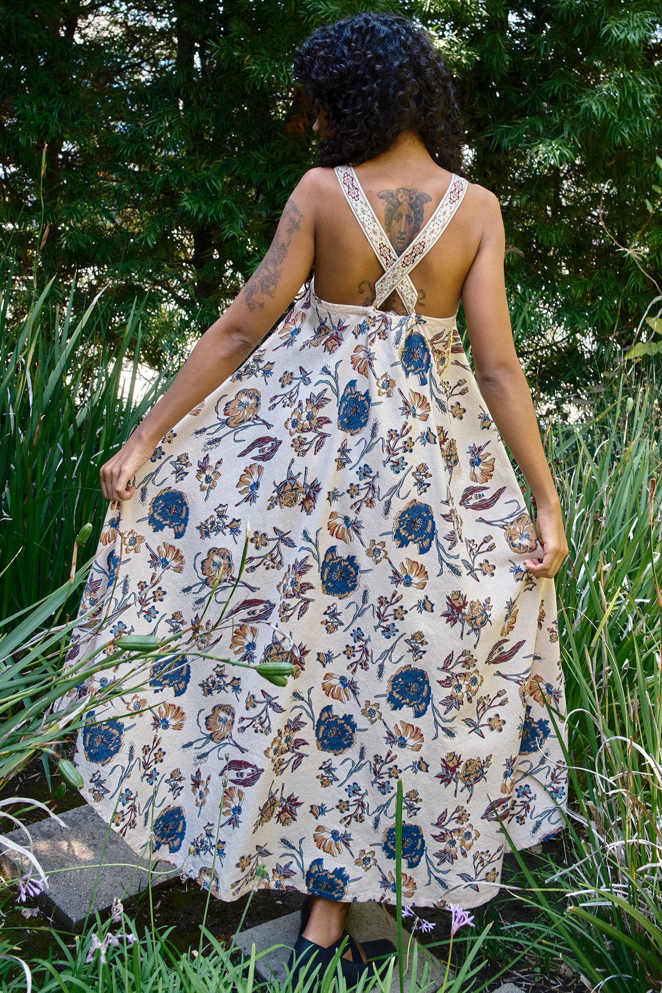 Aster Ribbon Tapestry Midi