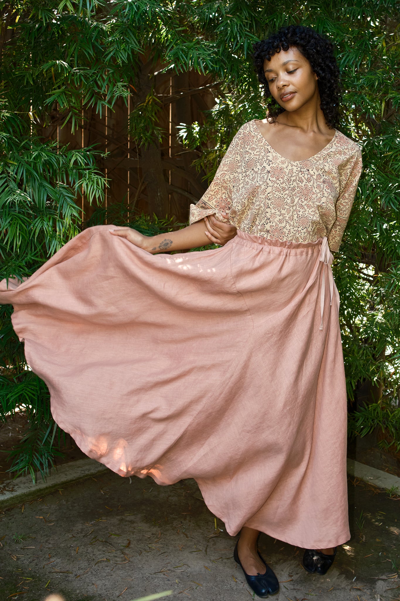 Calla Linen Skirt