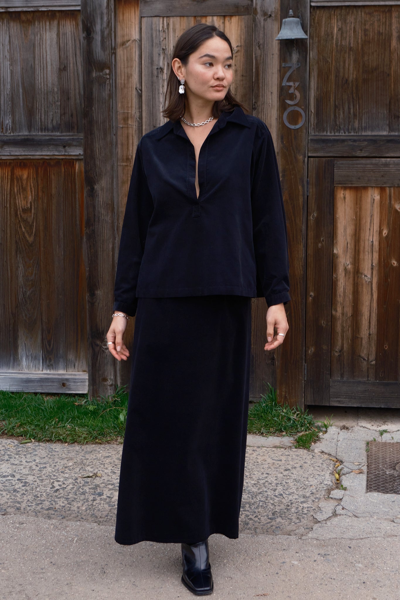 Felix Corduroy Wrap Skirt