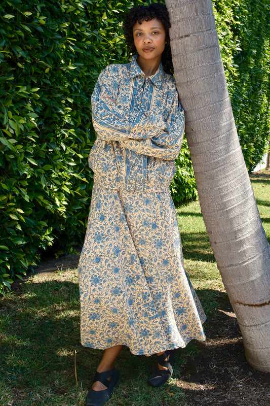 Cicely Zip Front Tapestry Jacket