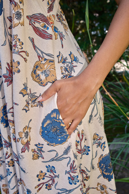Aster Ribbon Tapestry Midi