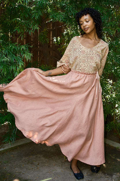 Calla Linen Skirt