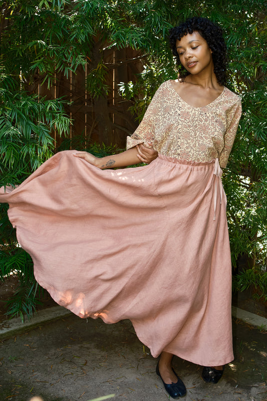 Calla Linen Skirt